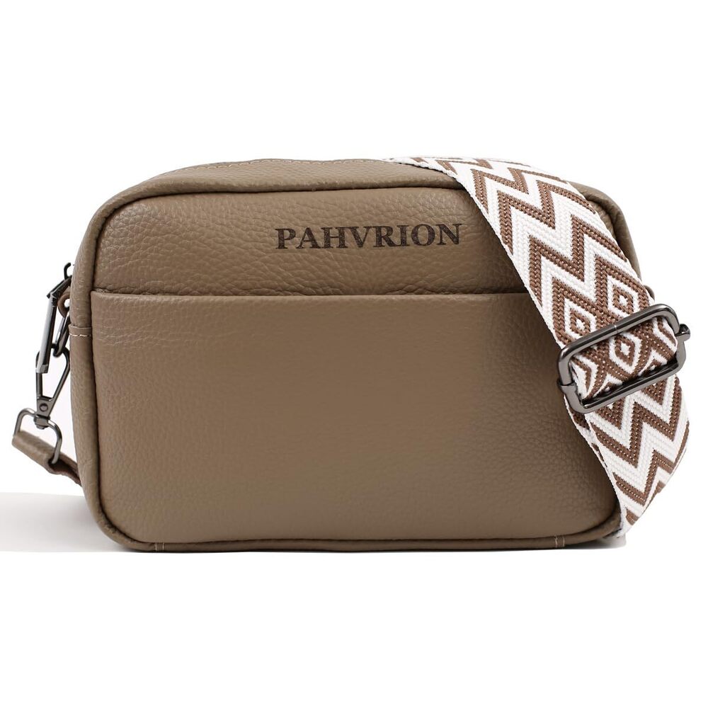 1428 Leather Crossbody Bag Fashion Wide Strap Camera Bag,For Valentine's